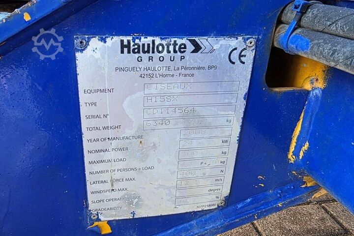 Podnośnik nożycowy Haulotte H15SX As-Is, Diesel, 4x4 Drive 15 Working Height,