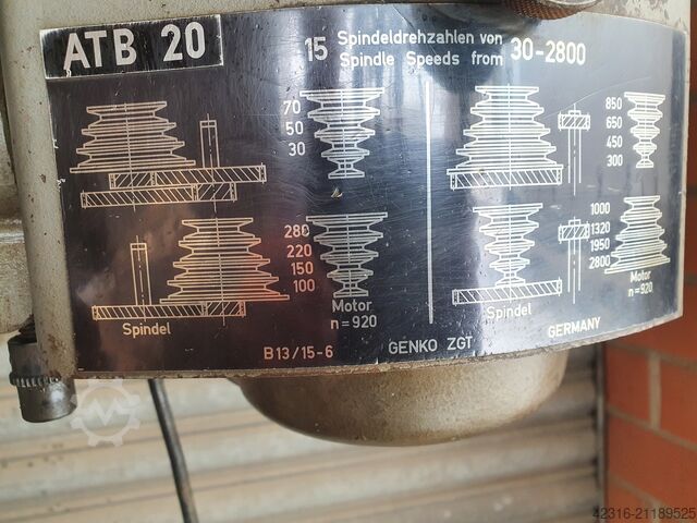 Bench drill GENKO ATB 20