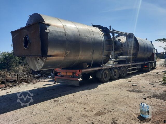 Tanque de inox de 37.000 litros Constructii metalice Regent Nifa Grup Bazin de inox, containere metalice