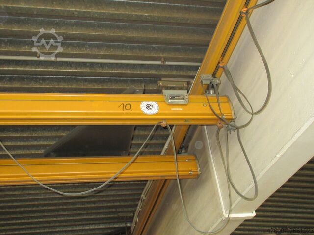 Kraanoverkapping Kraan Binnenkraan Kraanbaan Abus HB Kranbahn Kran 500KG 10x5m + Zub Abus ZHB HB200 500Kg + GM Kettenzug