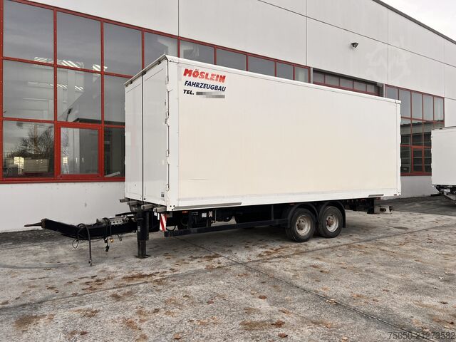 Remolque caja Möslein TKO 105 D Schwebheim  Tandem- Koffer- Anhänger, Durchladbar