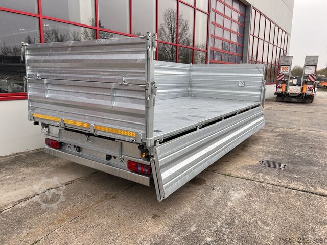 Tipper trailer Möslein TTD 19 AB  19 t Tandemkipper Tieflader, Breitbereifung Aufsatzbordwänden-- Neufahrzeug --