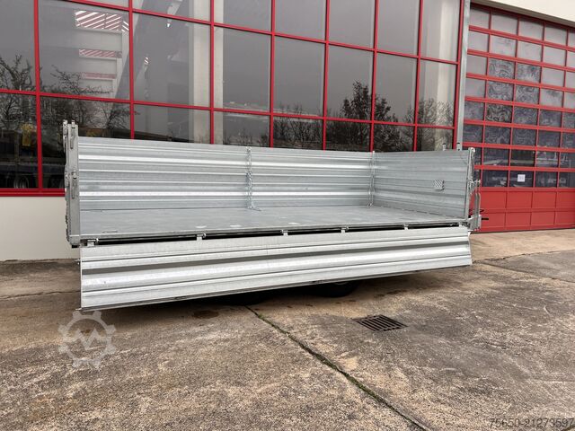 Tipper trailer Möslein TTD 19 AB  19 t Tandemkipper Tieflader, Breitbereifung Aufsatzbordwänden-- Neufahrzeug --