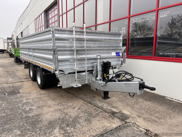 Tipper trailer Möslein TTD 19 AB  19 t Tandemkipper Tieflader, Breitbereifung Aufsatzbordwänden-- Neufahrzeug --