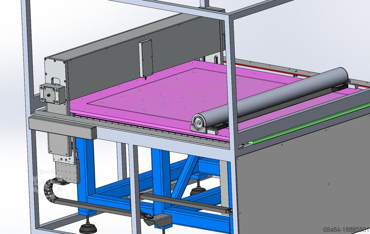 Productiemachine voor isolerend glas DPE - Rubbing GMR Rubbing Unit 1550 x 1550 mm
