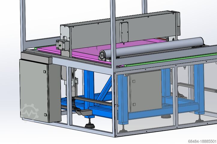 Productiemachine voor isolerend glas DPE - Rubbing GMR Rubbing Unit 1550 x 1550 mm