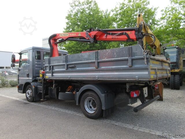 Ανατρεπόμενο φορτηγό man TGL 12.220 4x2 BB,Palfinger PK8501,Schrottspinne