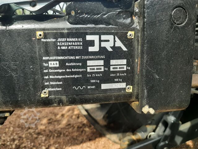 ρυμουλκούμενο κορμών Uniforest Rückehänger Uniforst 6.34 mit Kran