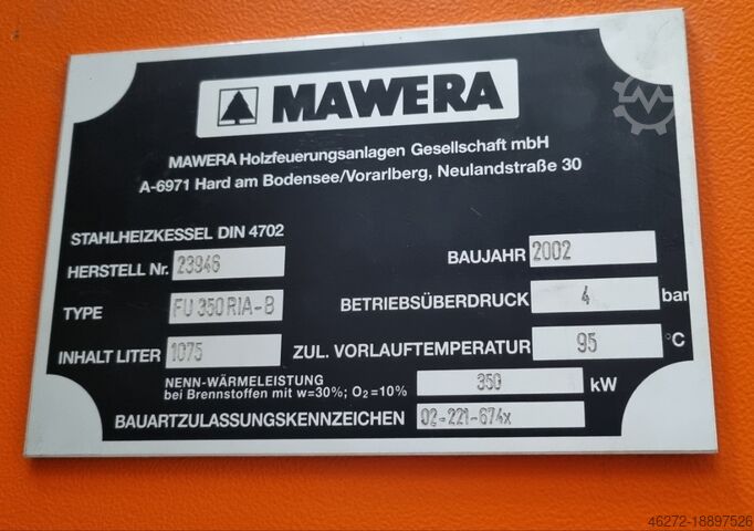 Isıtma sistemi Mawera FU350RIA