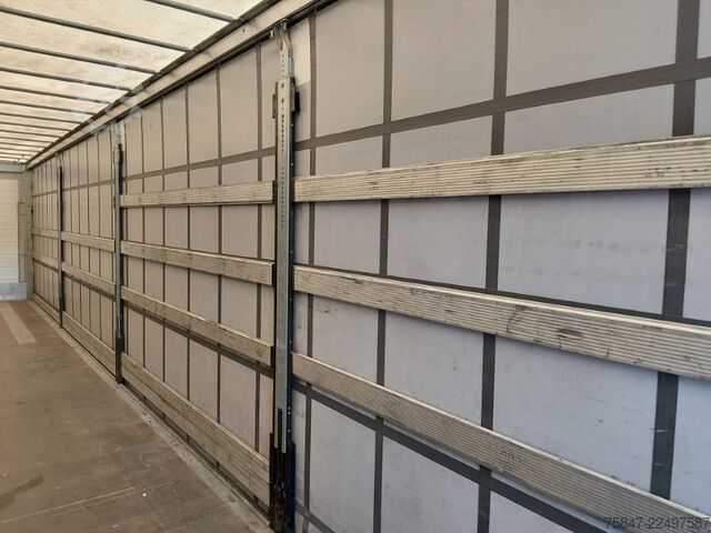 Open oplegger met zeil Schmitz Cargobull SCS 24/L-13.62 EB Liftachse