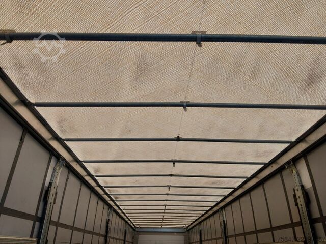Open oplegger met zeil Schmitz Cargobull SCS 24/L-13.62 EB Liftachse