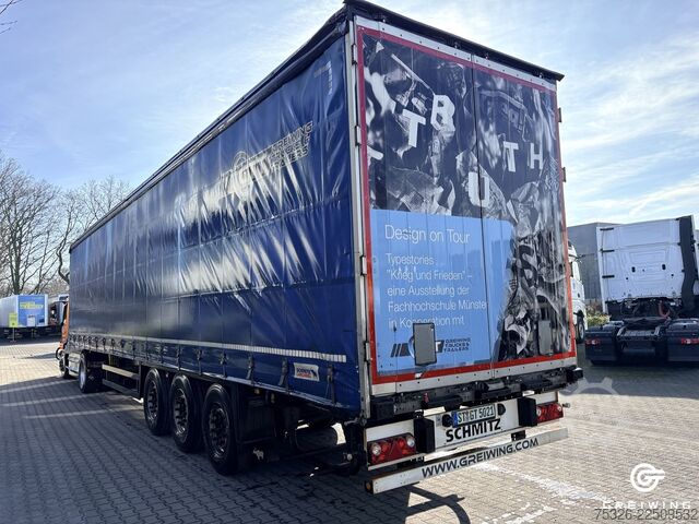 Åben sættevogn med presenning SCHMITZ CARGOBULL SCS 24/L - 13.62 E B - (FH MS)