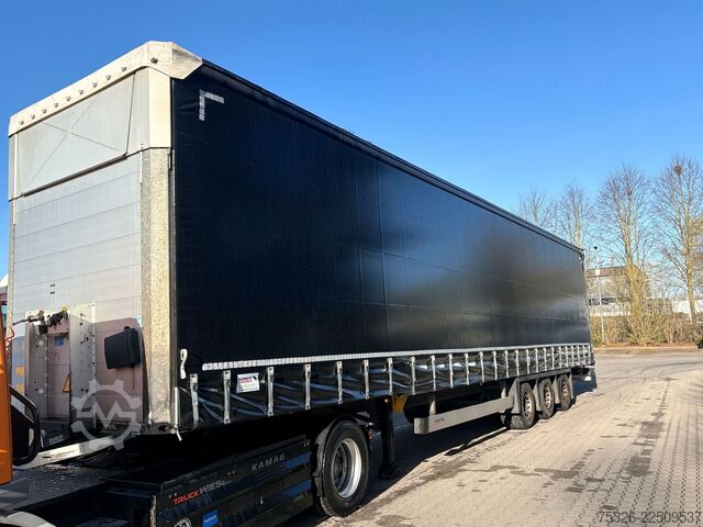 Åben sættevogn med presenning SCHMITZ CARGOBULL Mega XL, lifting/sliding roof, neue Plane