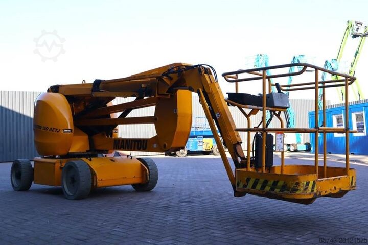 Scharnierende telescopische hoogwerker Manitou 150AETJ Compact Electric, 15m Working Height, 6.5m