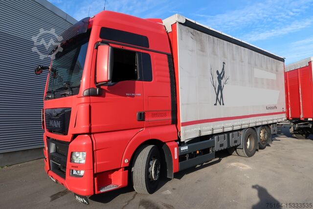 Açık kasa ve brandalı kamyon MAN TGX 26.480 LL 6x2