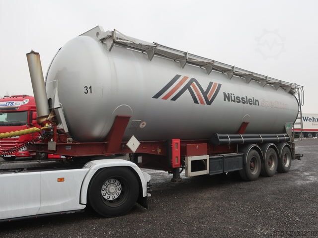 Silo semitrailer Feldbinder KIP 52.3 Kippsilo 52 m³ eigene Hydraulik