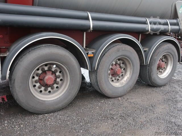 Silo semitrailer Feldbinder KIP 52.3 Kippsilo 52 m³ eigene Hydraulik