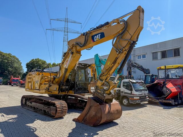 Bandgrävare Caterpillar 323FL Kettenbagger OQ70/75 vollhydr.
