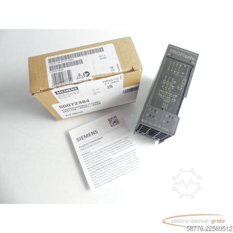 Komponens Siemens Simatic 6ES7138-4FC01-0AB0 PROFIsafe SN: C-ANTU9001 E-Stand: 2 -neu -