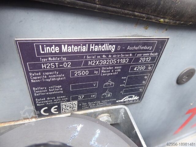 LPG-vorkheftruck Linde H25T-02