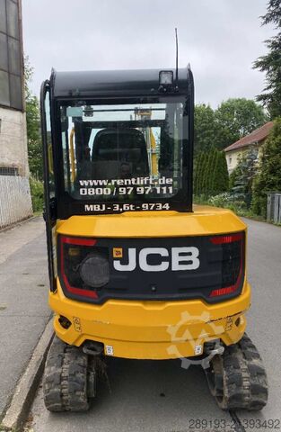 Minigraafmachine JCB 36 C1 Diesel 3,6t +3 Löffel