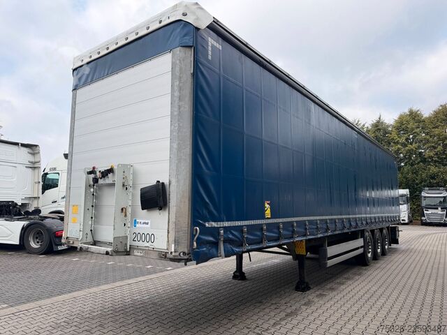Semirimorchio con telone SCHMITZ CARGOBULL SCS 24/L - 13.62, XL, Daimler, Getränke