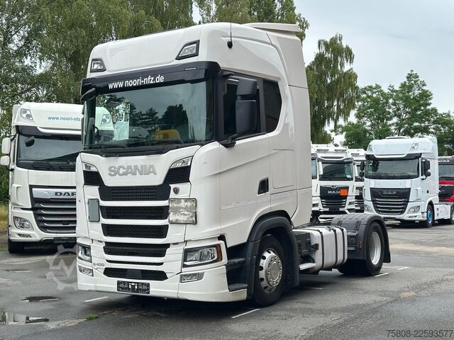 Φορτηγό επικίνδυνων υλικών SCANIA S450 ADR EXII/ EXIII Retarder ACC 2Tanks PTO