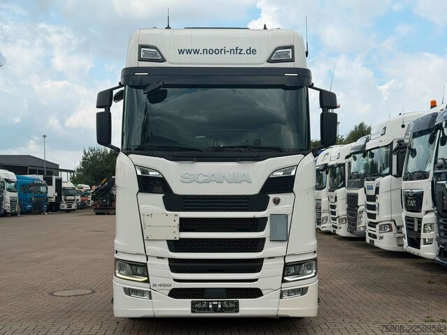 Φορτηγό επικίνδυνων υλικών SCANIA S450 ADR EXII/ EXIII Retarder ACC 2Tanks PTO