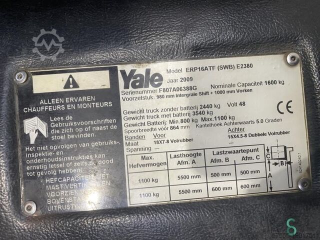 Heftruck Yale ERP20AFT