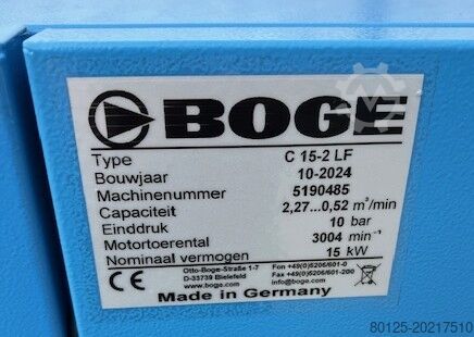 šroubový kompresor BOGE C15-2 LF