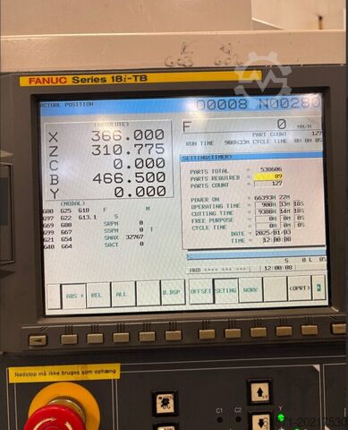 Cnc torna tezgahı Doosan Puma 2000 LSY