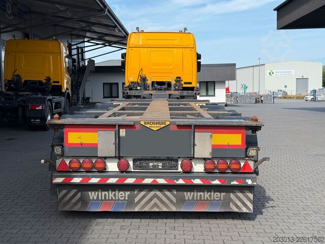 Cserélhető felépítményes félpótkocsi BROSHUIS MFCC-HD 3-Achs Containerchassis