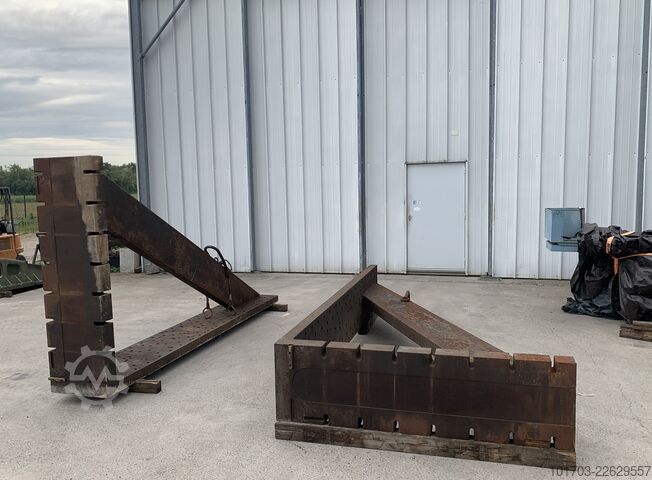  Equerres de bridage en fonte 4000 x 2000 x 575 mm