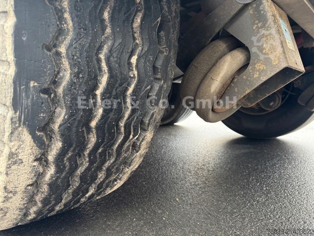 Remorque semi-plateforme de travail SCHMITZ CARGOBULL Rahmen verzinkt, Bordwände, I.+III. Achse Lift