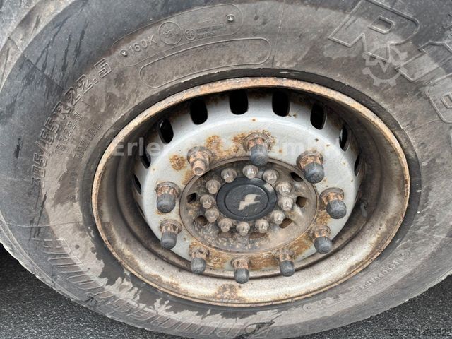 Remorque semi-plateforme de travail SCHMITZ CARGOBULL Rahmen verzinkt, Bordwände, I.+III. Achse Lift