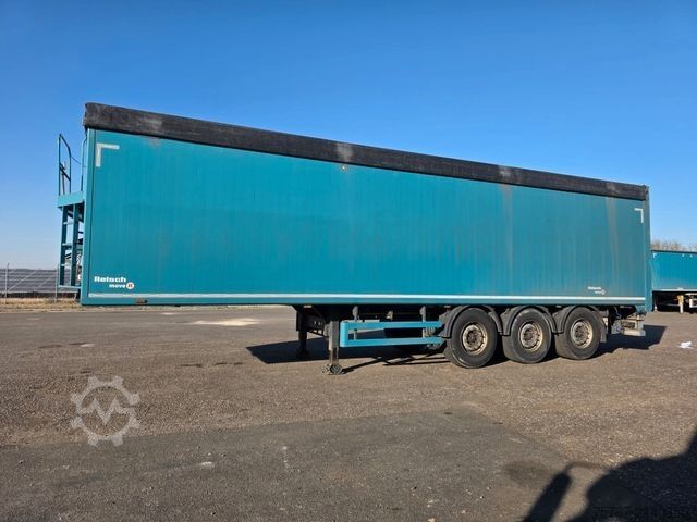 Semi-remorque à plancher roulant REISCH Schubboden, RSBS-3-10, Lift, guter Zustand