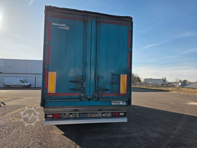 Semi-remorque à plancher roulant REISCH Schubboden, RSBS-3-10, Lift, guter Zustand