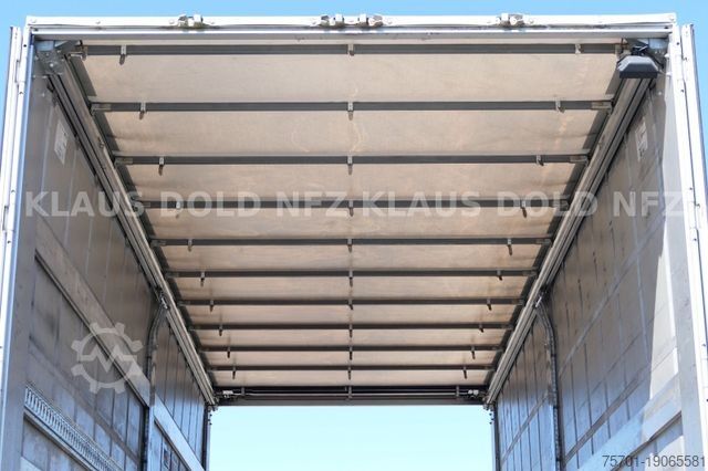 Open aanhangwagen met zeil Lanz + Marti EU 18 Durchladesystem Bordwände