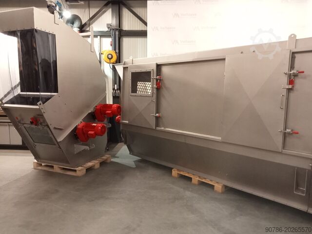 Dinnissen Dima 1200 zakkenleegmachine RVS Dinnissen Dima 1200