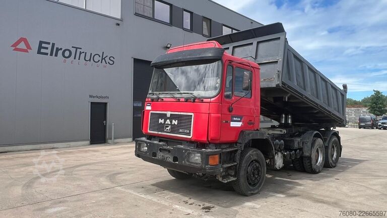 3-Seiten-Kipper MAN 32.372 (13T AXLES / LAMES / GRAND PONT / BIG AX...