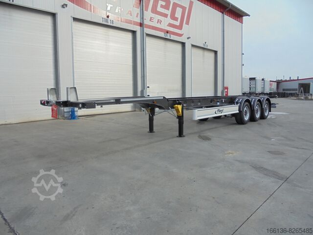 Auflieger Containerchassis Fliegl SDS 380 Gooseneck 45 Typ 1