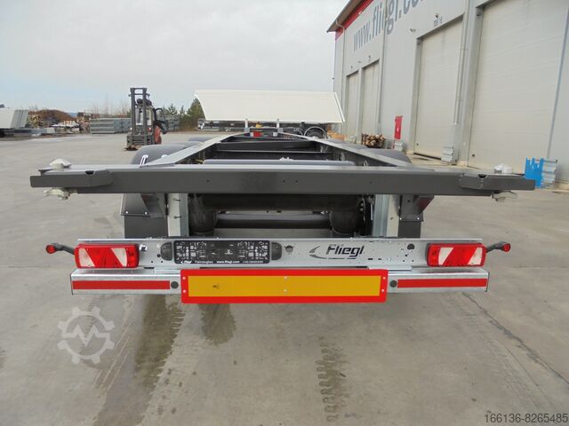 Auflieger Containerchassis Fliegl SDS 380 Gooseneck 45 Typ 1