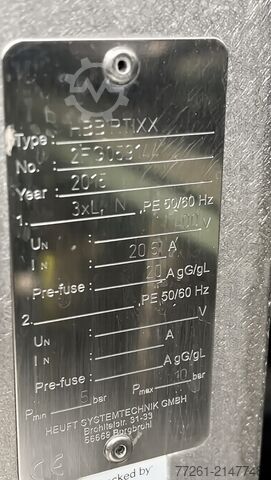 Inspecteur scanner de bouteilles et d'étiquettes HEUFT REFLEXX BOTTLE AND LABEL SCANNER Reflexx HBBRTIXX