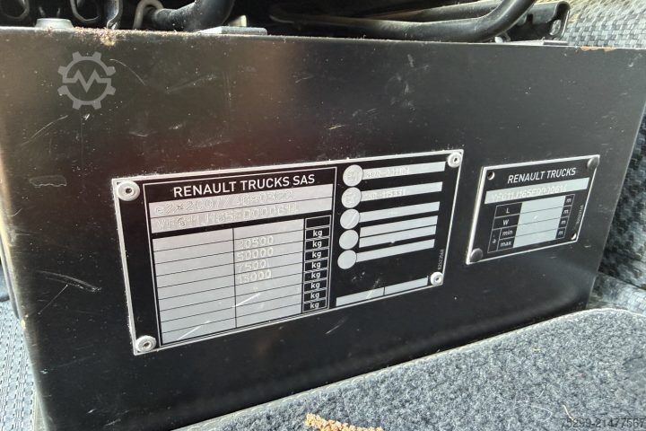 Plattewagen met zeil Renault T 460 4x2 Plane/HB / Swiss-Vehicle