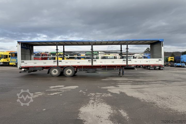 Open oplegger met zeil Schwarzmüller SPA2/E Brücke mit Verdeck / Swiss-Vehicle