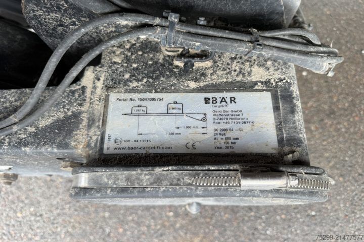 Open oplegger met zeil Schwarzmüller SPA2/E Brücke mit Verdeck / Swiss-Vehicle