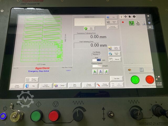 Máquina de corte por plasma Baykal Baykal BPS 2060 CNC HyperTherm 170A