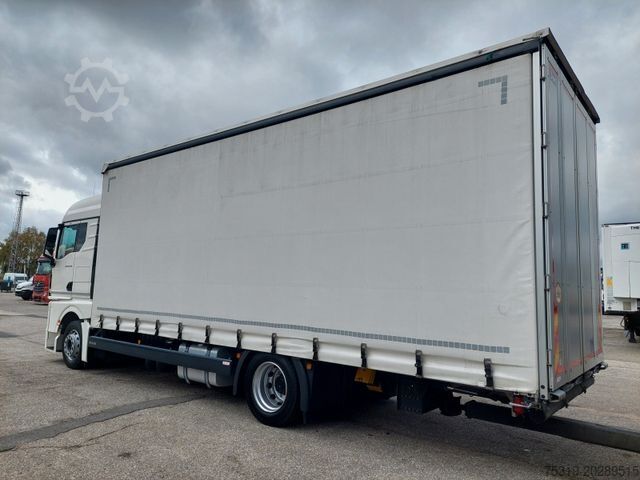 Jumbo teherautó MAN TGX 18.470 LL + Gniotpol G-4080 120 m3 Durchbar