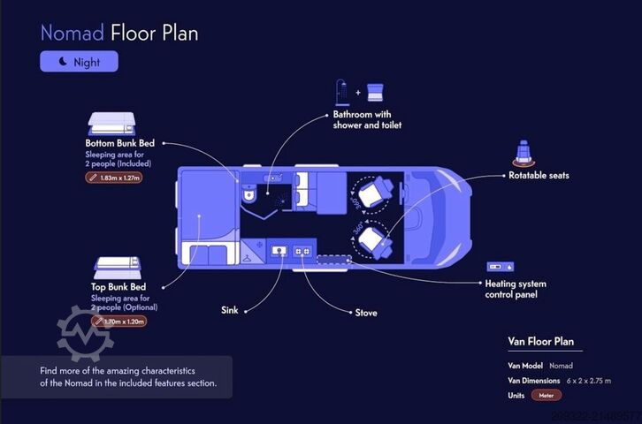 Husvagn/husbil Fiat Ducato Weinsberg Carabus 600 K | 2023| EURO 6 | Venditore professionale