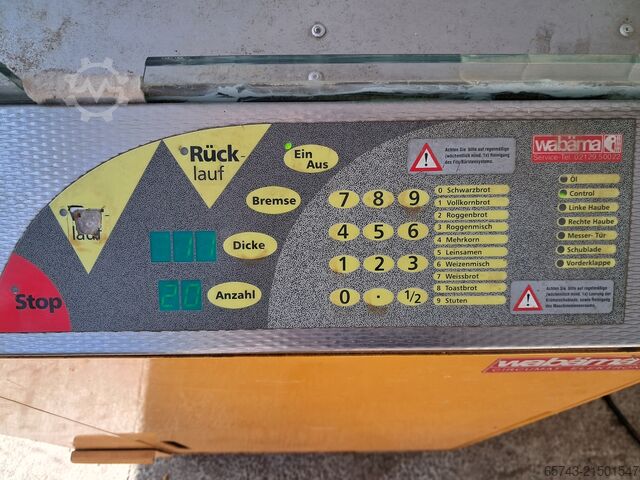 Kráječ chleba Wabäma 
